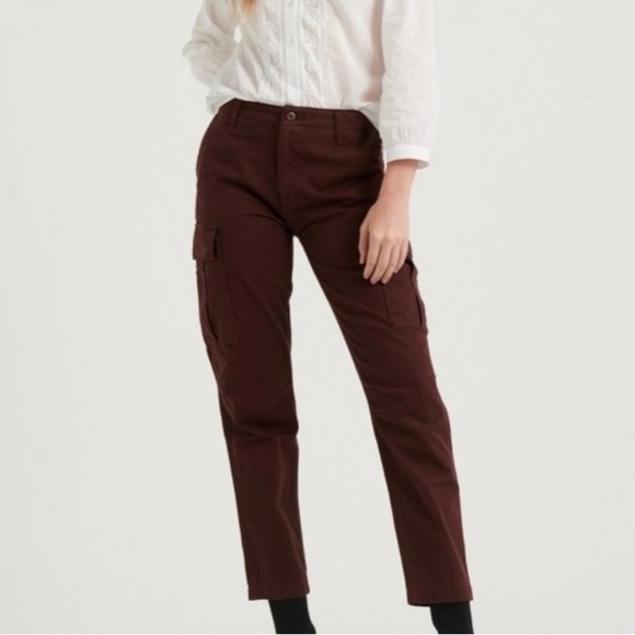 NWT Lucky Brand Women’s Utility Cargo Pants Size 10 - Picture 1 of 12